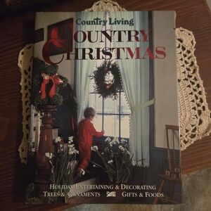 Country Living Country Christmas Book - Festive Red and Green Decor
